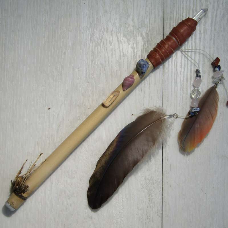 Bamboo and Crystal Wands