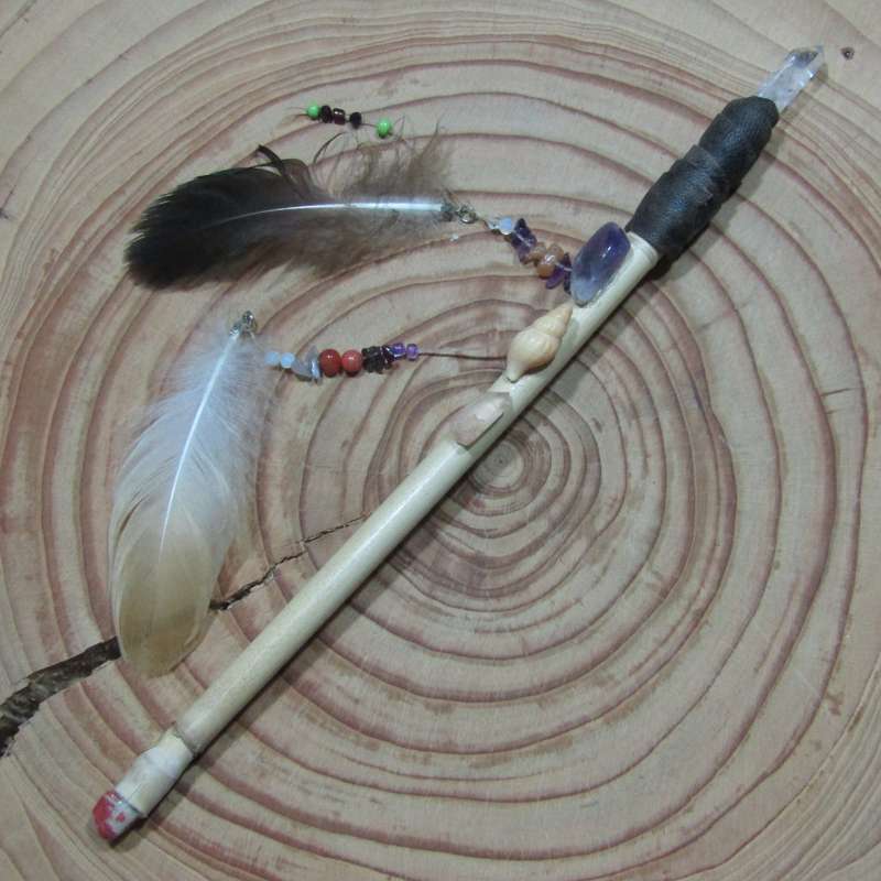 Bamboo and Crystal Wands