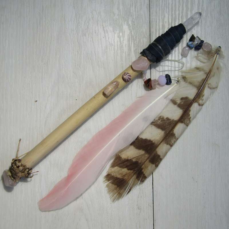 Bamboo and Crystal Wands