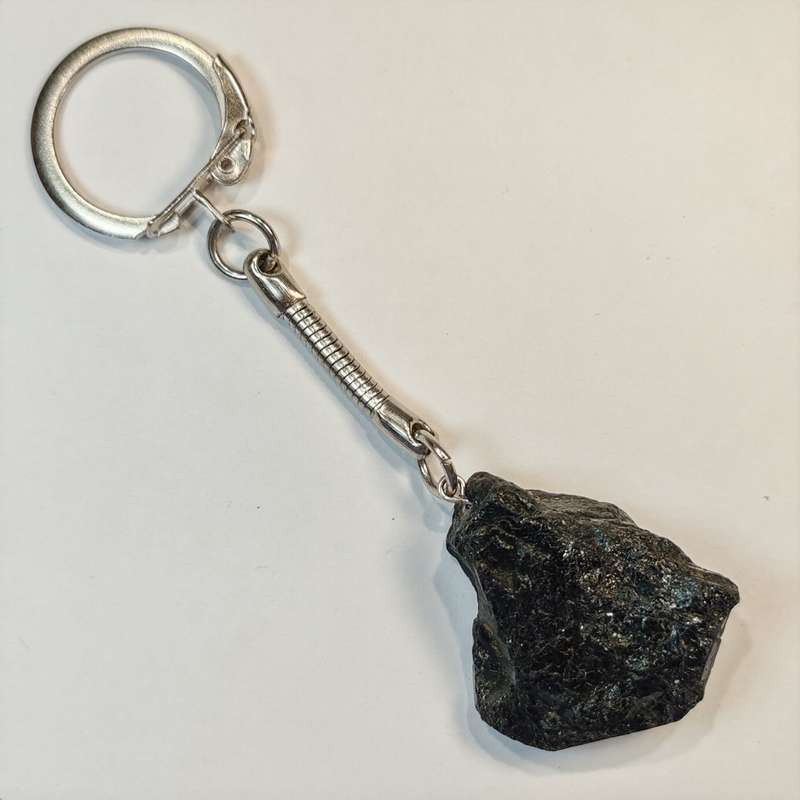 Black Tourmaline Keyring - Chunky
