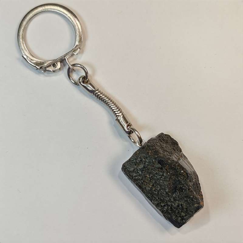 Black Tourmaline Keyring - Chunky