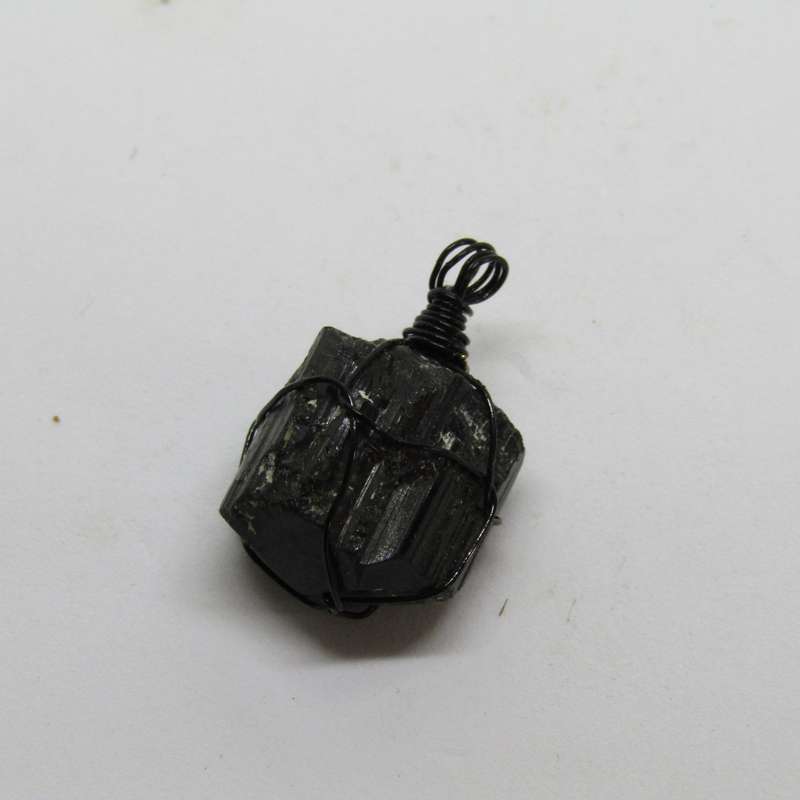 Black Tourmaline - Wire Wrapped
