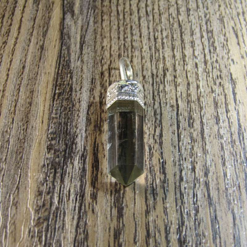 Clear Quartz Crystal Point Pendant