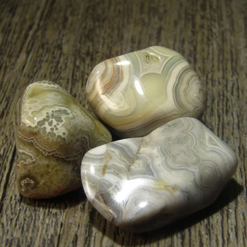 Crazy Lace Agate Tumbles