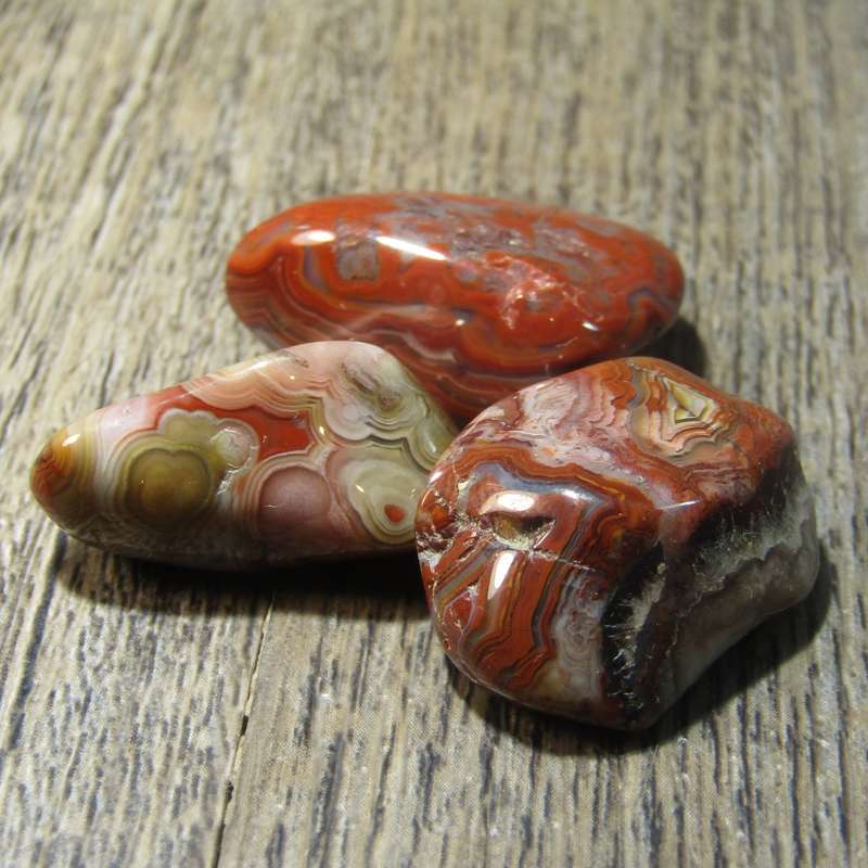 Crazy Lace Agate Tumbles