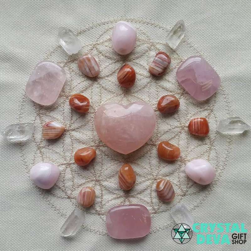 Flower of Life Embroidered Cloth Grid (30 x 30 cm)