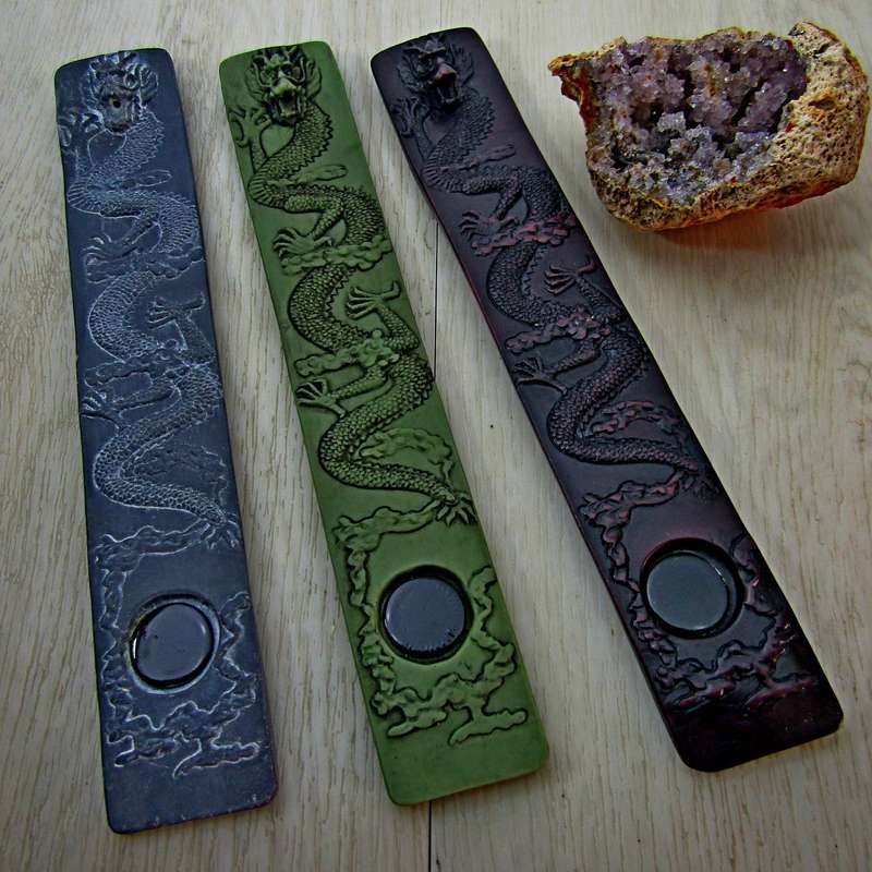 Dragon Resin Incense Holder