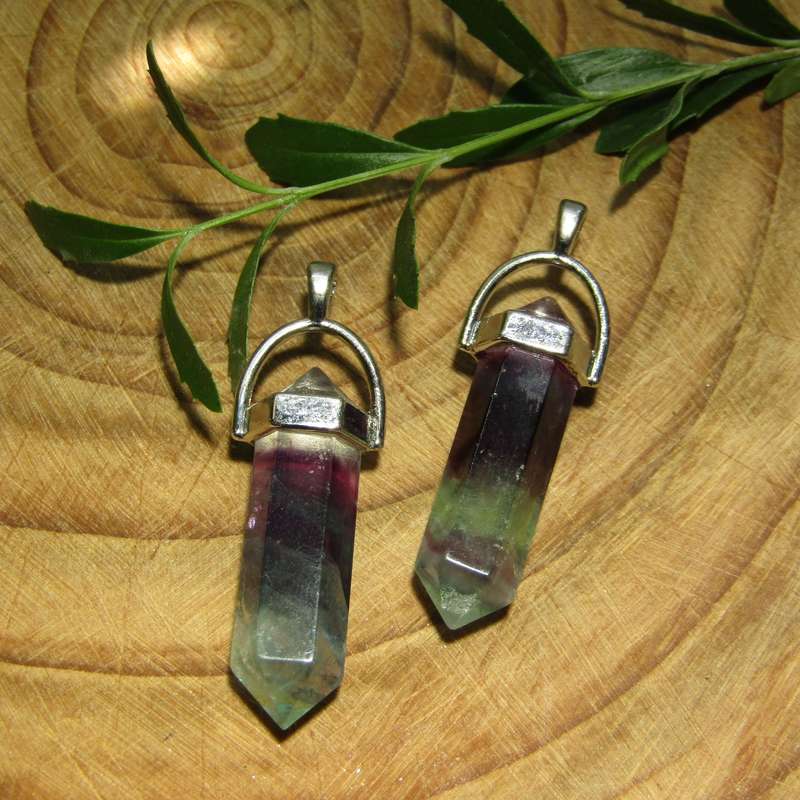 Flourite Point Pendant