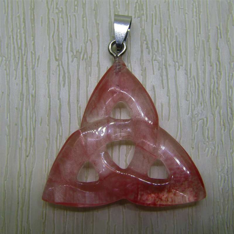Gemstone Triquetra Pendants