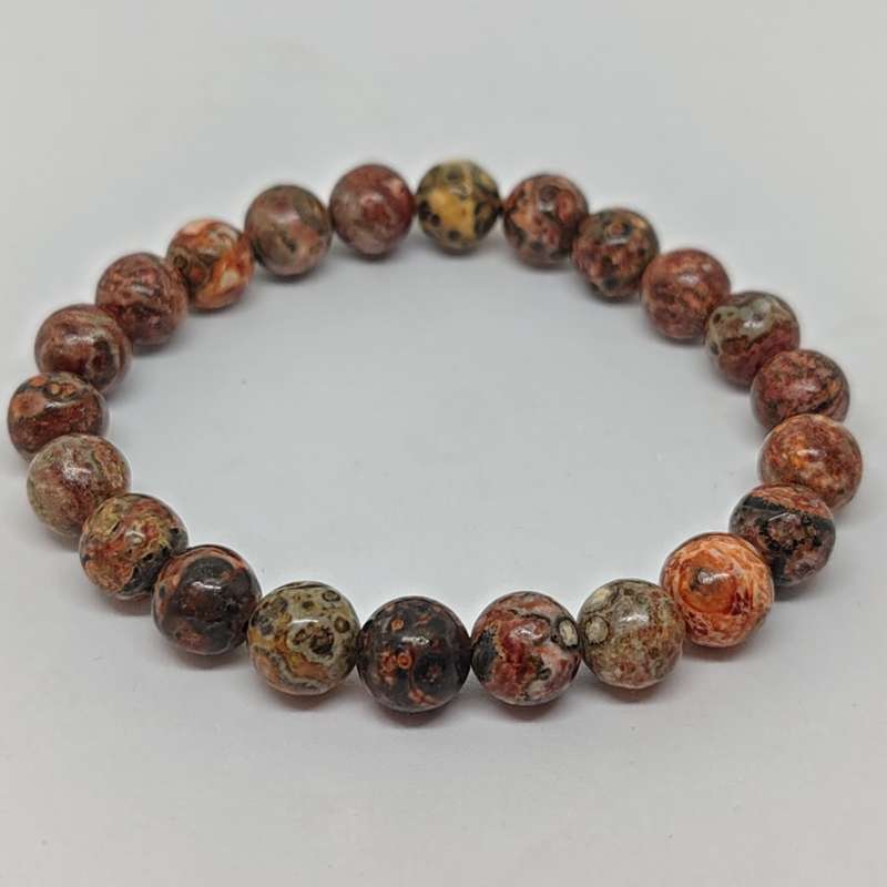 Leopard Skin Jasper (8mm round beads)