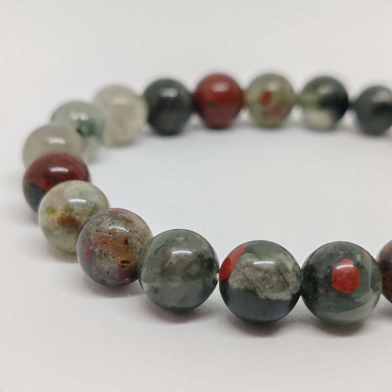 Setonite / African Bloodstone  (8mm round beads)