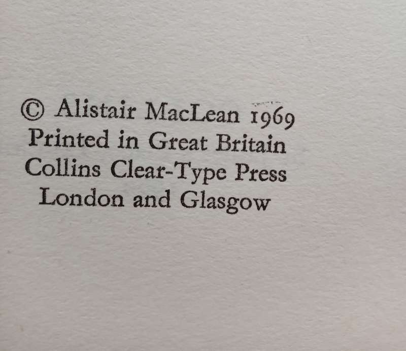Puppet on a Chain - Alistair MacLean -1st edition 1969