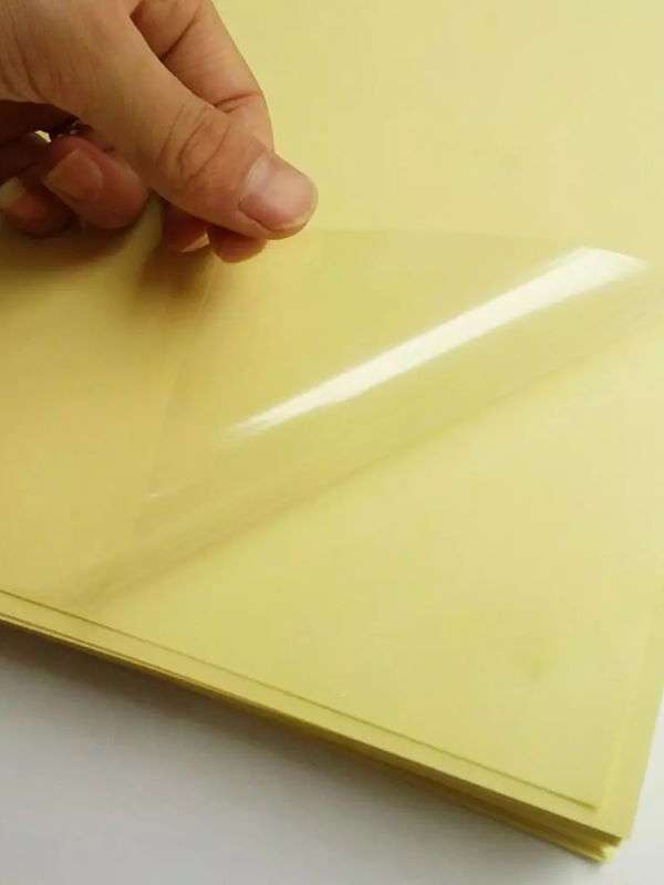 Clear A4 labels for laser - 10 pack