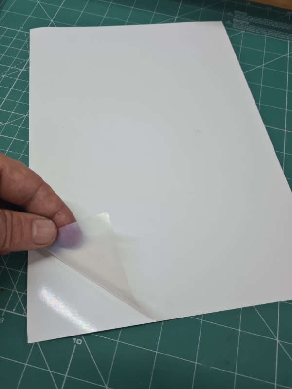 80% Transparent A4 labels for laser and inkjet - 10 pack