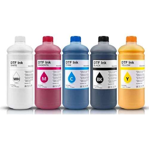 DTF Ink 1 litre x 5 - Complete Set