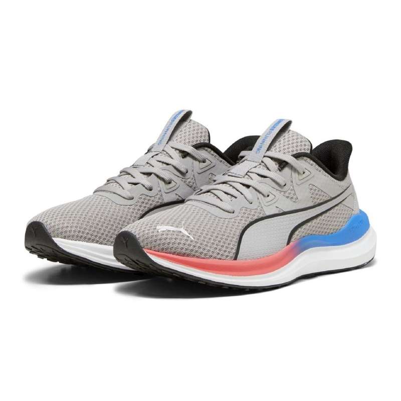 PUMA REFLECT LITE CONCRETE GREY RUNNING SHOES