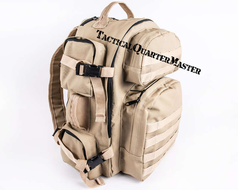Bushveldt Patroller Large Tactical Bag: With Internal aluminium support: Khaki