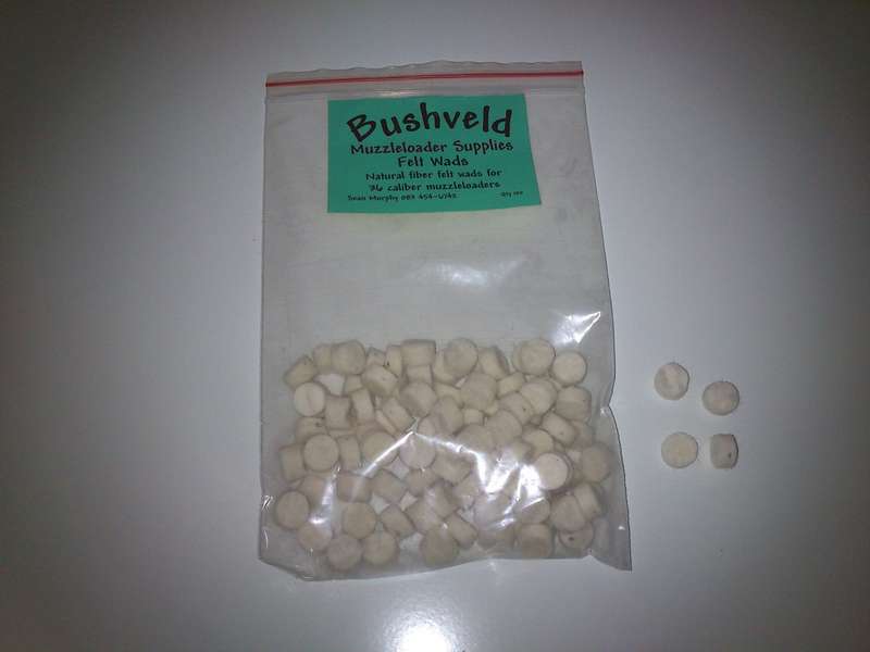 Bushveldt 12 Gauge Felt Wads (100)