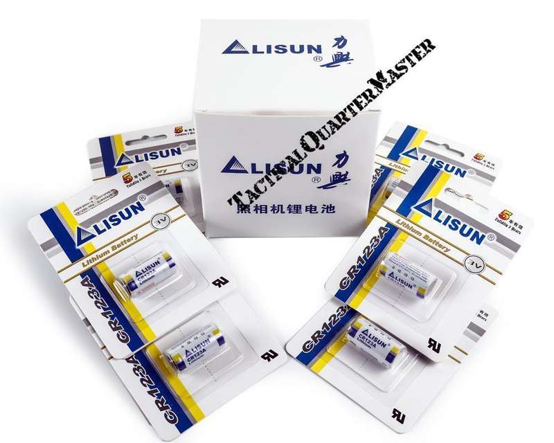Lisun CR123A 3V Lithium Battery