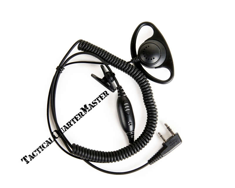 D Type Ear Piece With Mic-TK2107