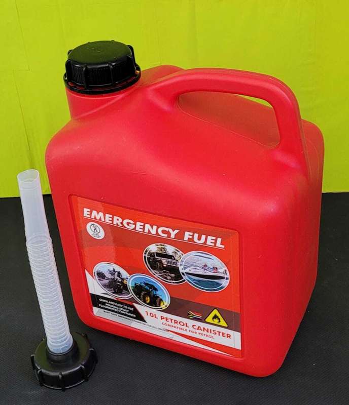 Jerry Can Petrol 10L Red