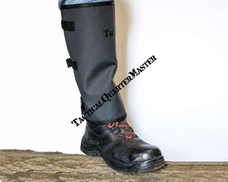 Bushveldt Snake Gaiters/ Leg Protectors Grey with Pink Trim