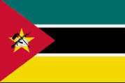 Mozambique Flag 40x60 mm with Velcro