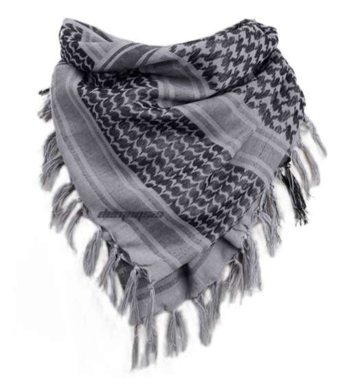 Shemagh Head Scarf:  Grey