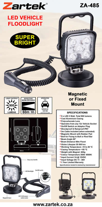 Zartek Vehicle Worklight 900 Lumens