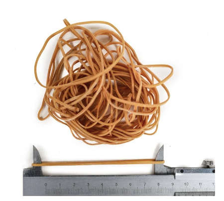 Elastic / Rubber Bands Size 18 Natural