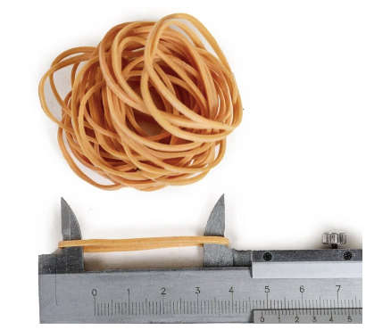 Elastic / Rubber Bands Size 14 Natural