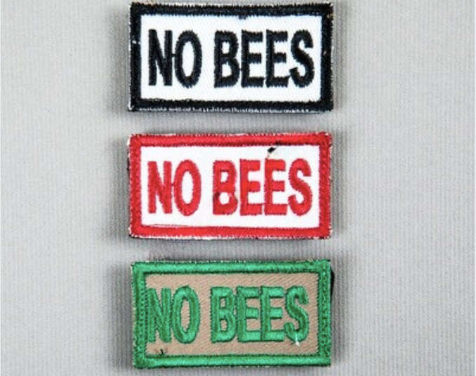 Bushveldt Medical Allergy Patches: (Set of 3) NO BEES