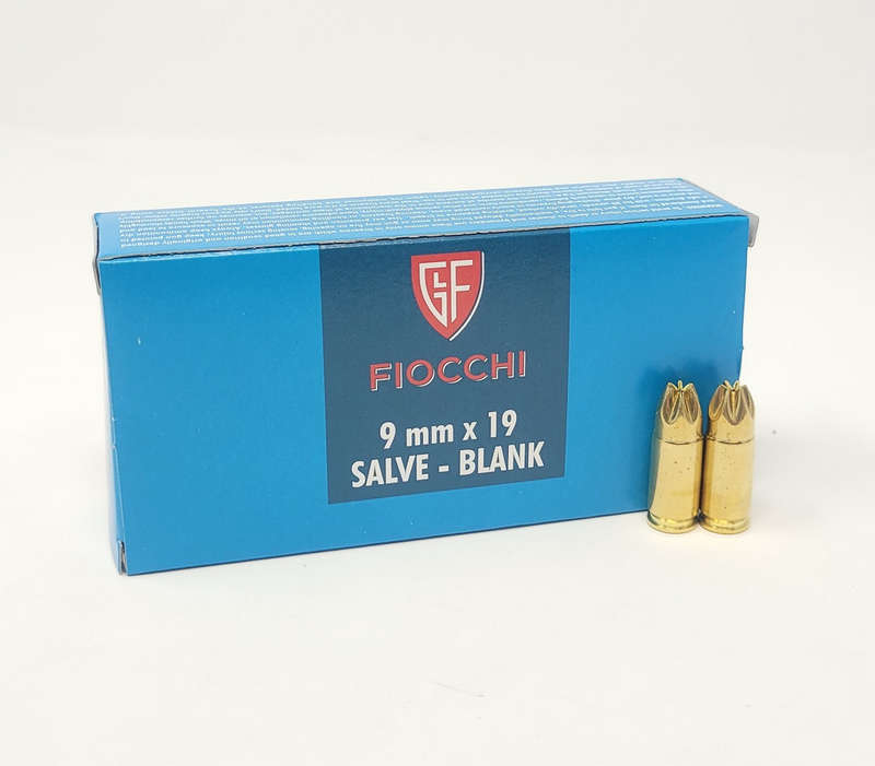 FIOCCHI 9MM BLANK CRIMPED 50