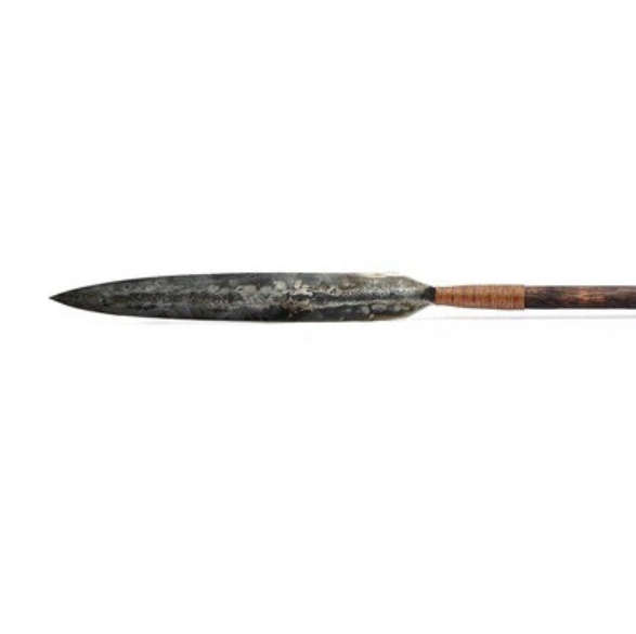 Ixwa: Zulu stabbing spear. Forged 5160 Blade