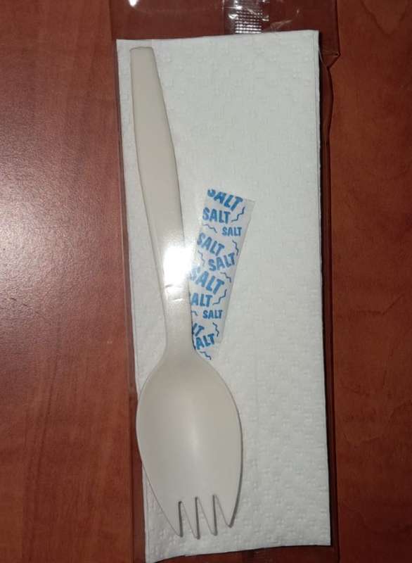 Spork 140mm and Serviette & Salt
