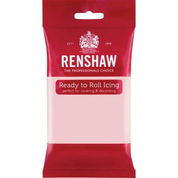 Renshaw Ready To Roll Icing Fondant Cake Regalice Sugarpaste 250g BABY PINK