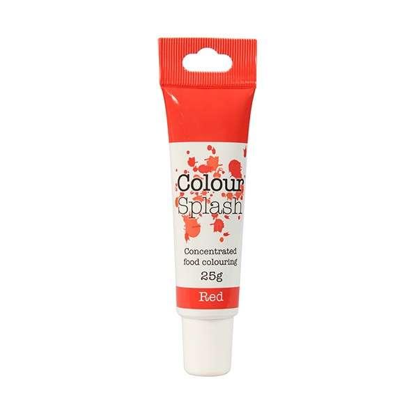 Colour Splash Food Colouring Gel for Cakes Baking Icing - 25g - Red