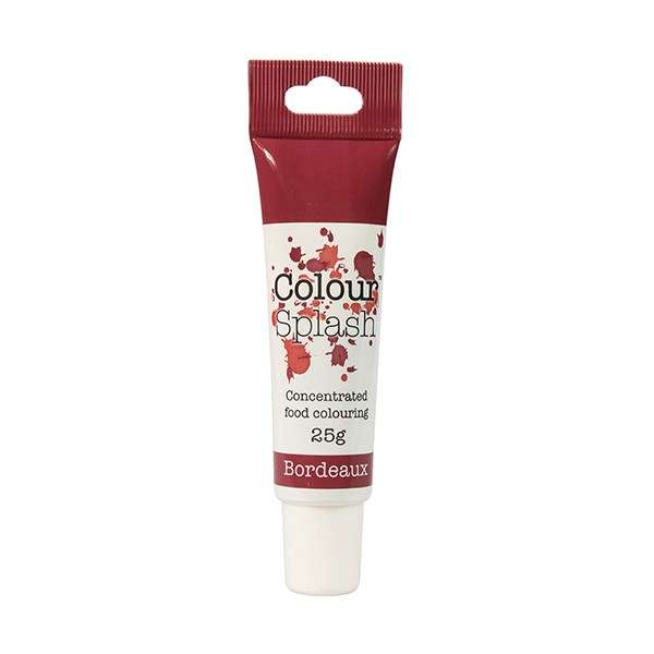 Colour Splash Food Colouring Gel for Cakes Baking Icing - 25g - Bordeaux