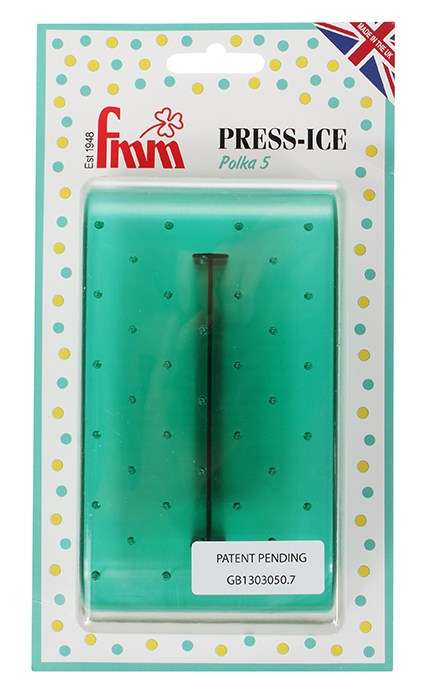 FMM Cutter Press Ice Polka 5 Cake Cutting Marking Pattern Design Fondant Tool