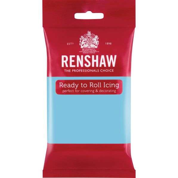 Renshaw Ready To Roll Icing Fondant Cake Regalice Sugarpaste 250g BABY BLUE