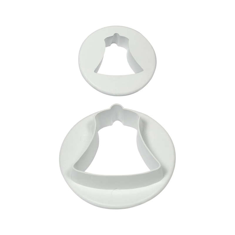 Pme Cake Decorating Sugarcraft Fondant Icing Small & Large Bell Cutters Set Of 2