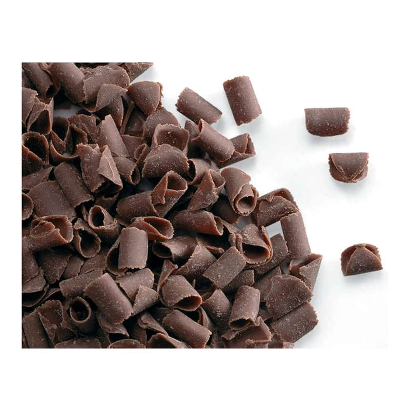 PME Belgian Milk Chocolate Curls for Decorating Cake Muffin Cupcake Desserts 85g
