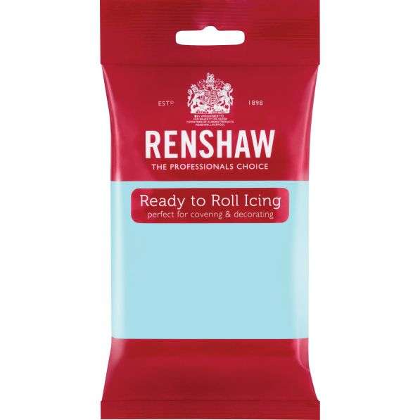 Renshaw Ready Roll Icing Fondant Cake Regalice Sugarpaste 250g DUCK EGG BLUE