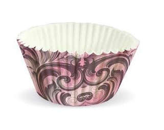100 x Eddingtons Fairy Paper Cup Cake Cupcake Muffin Cases Pink Rococo 2 cm Deep
