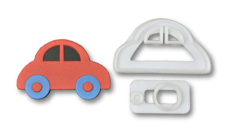 FMM CUTE CAR Cutter Set Cake Icing Decoration Decorating Sugarcraft Cutting Tool