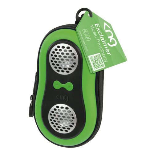 KNG Exclaimer Music Prophecy Green Portable Speaker Case Cover For MP3