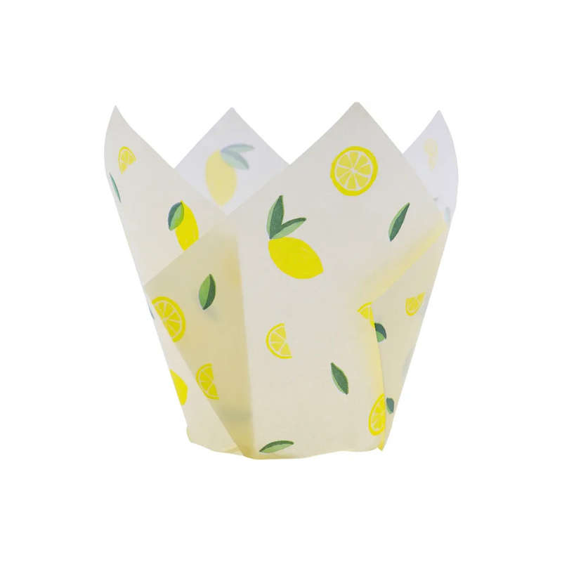 PME Tulip Muffin Cupcake Wrappers Lemons PK/24