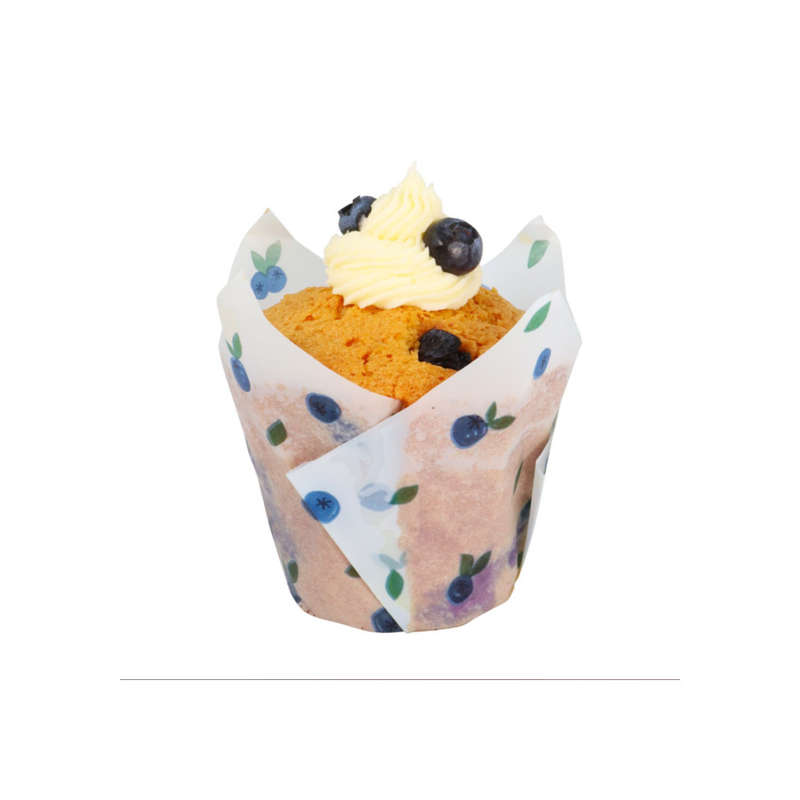 PME Tulip Muffin Cupcake Wrappers Bluberry PK/24