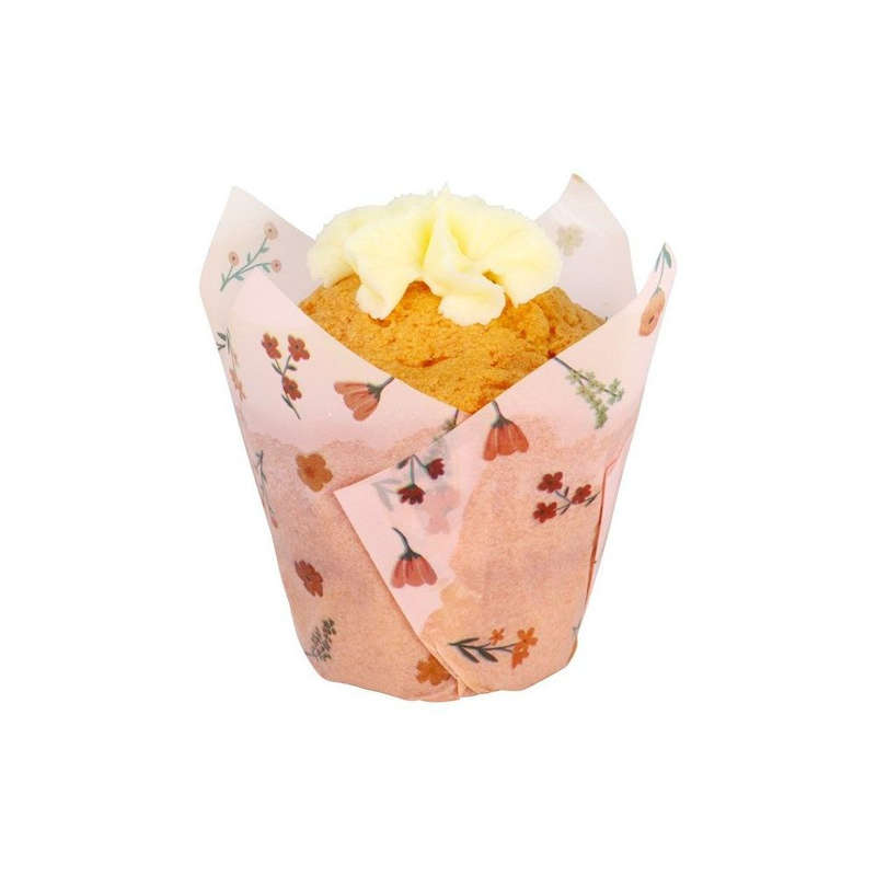PME Tulip Muffin Cupcake Wrappers Isolated Blooms PK/24