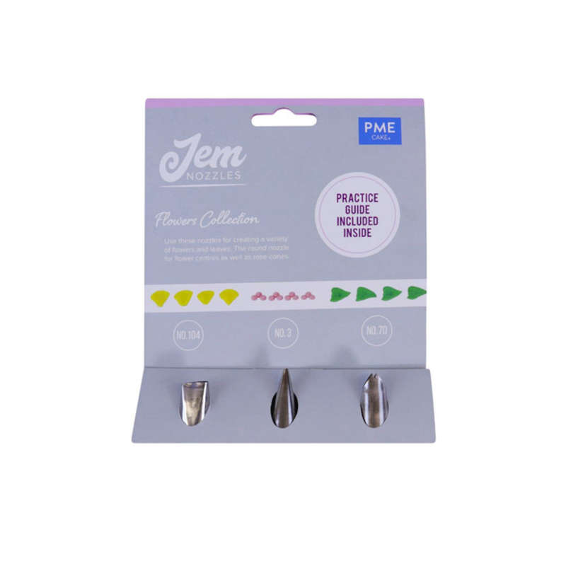 PME JEM Icing Tip Nozzles Cake Decorating Flowers Collection